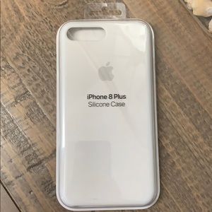 iPhone 7/8 Plus Apple Silicone Case White